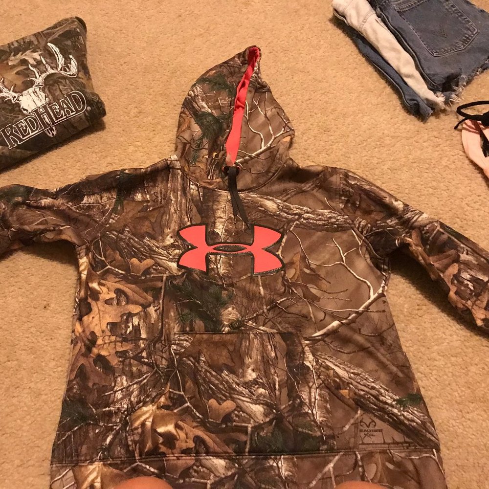 Under Armour camo hoodie